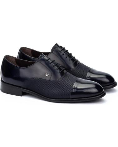 MARTINELLI ARLINGTON 1691 SCHNÜRSCHUHE AUS BLAUEM LEDER AZUL