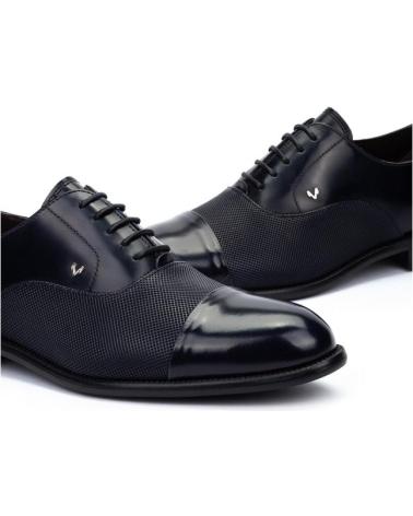 MARTINELLI ARLINGTON 1691 SCHNÜRSCHUHE AUS BLAUEM LEDER AZUL