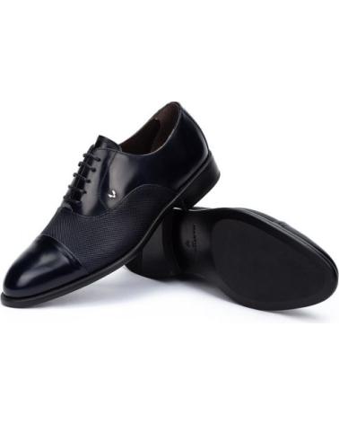 MARTINELLI ARLINGTON 1691 SCHNÜRSCHUHE AUS BLAUEM LEDER AZUL