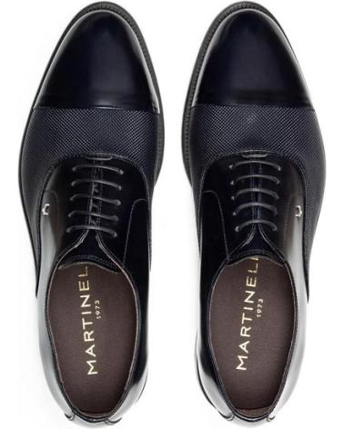 MARTINELLI ARLINGTON 1691 SCHNÜRSCHUHE AUS BLAUEM LEDER AZUL