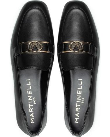 MOCASSINI MARTINELLI LARIANA 1750 B357PY NERI NEGRO