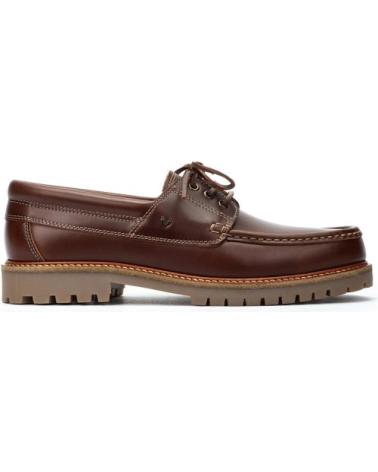 MARTINELLI GLENMORE C014 BROWN LEATHER BOAT SHOES MARRóN