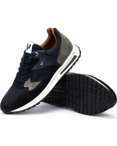 MARTINELLI HANBURY 1741 FREIZEIT-SNEAKER MARINEBLAU UND GRAU AZUL