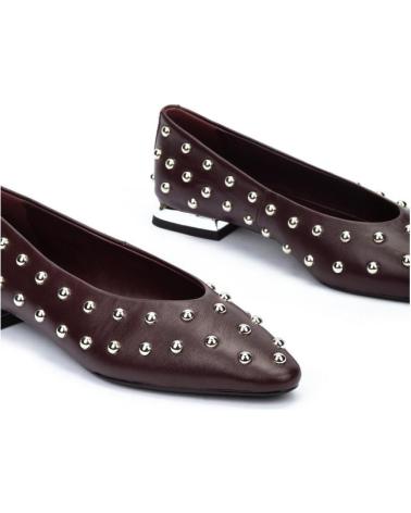 MARTINELLI BAILARINA DE PIEL PARA MUJER S009-B479P COLOR BURDEOS ROJO