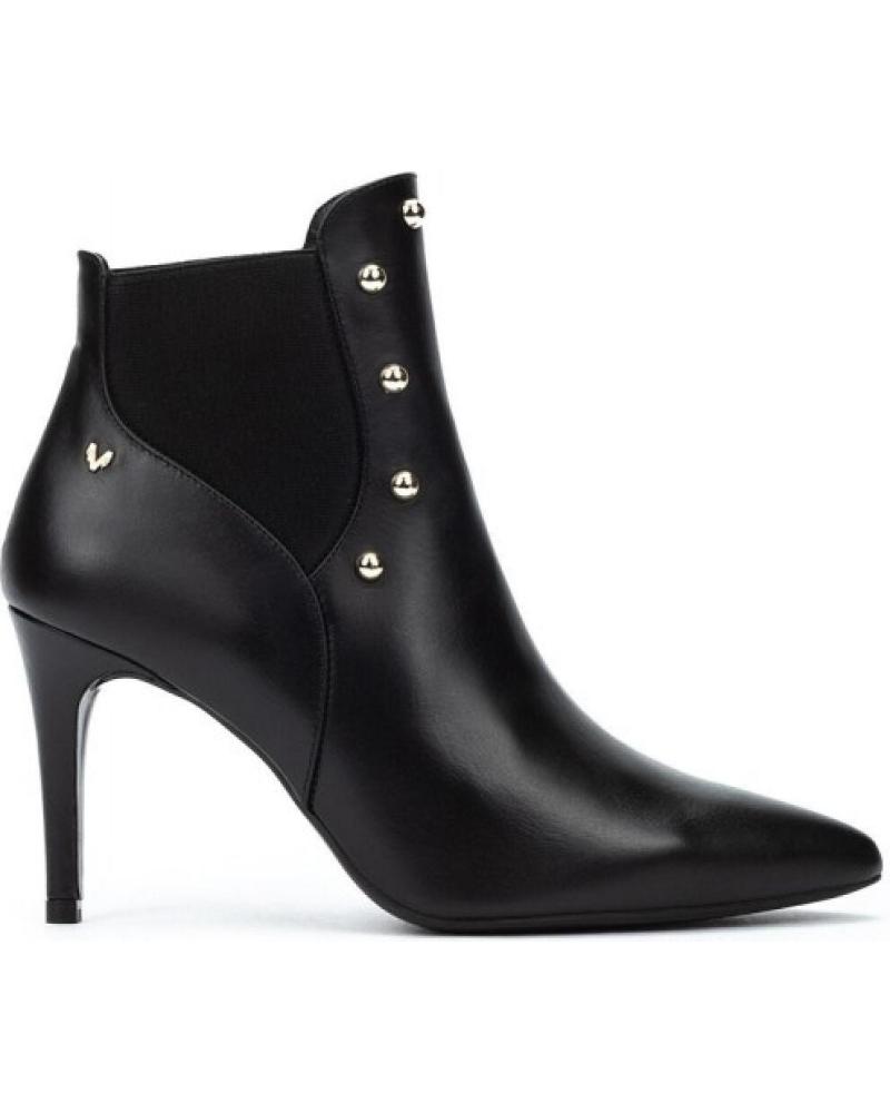 MARTINELLI THELMA 1489 BLACK HEELED ANKLE BOOTS WITH STUDS NEGRO