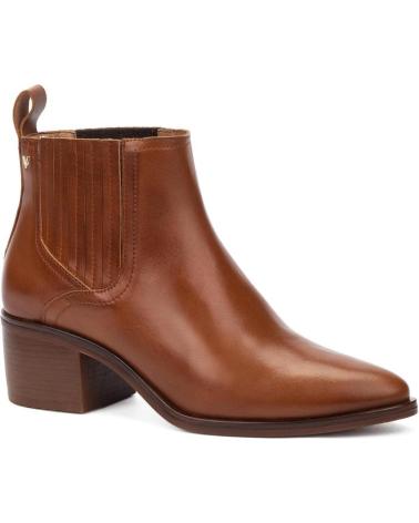 MARTINELLI ZINNIA 1603 BROWN HEELED ANKLE BOOTS MARRóN