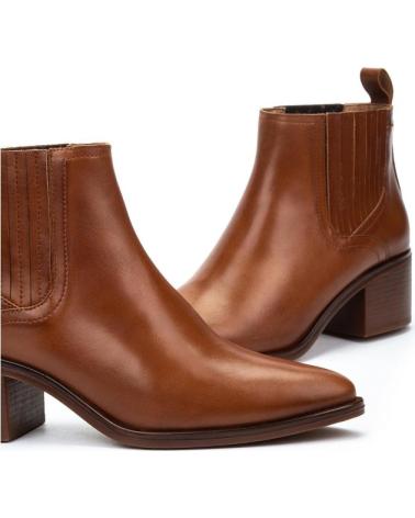 MARTINELLI ZINNIA 1603 BROWN HEELED ANKLE BOOTS MARRóN