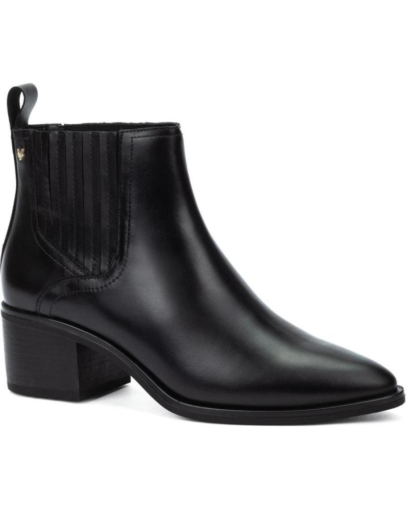 MARTINELLI ZINNIA 1603 BLACK HEELED ANKLE BOOTS NEGRO