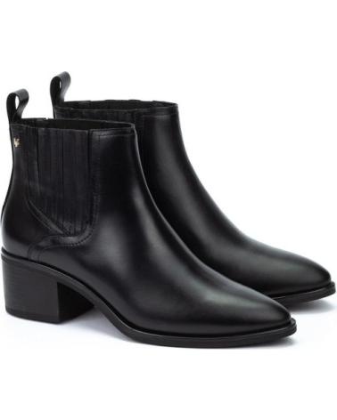 MARTINELLI ZINNIA 1603 BLACK HEELED ANKLE BOOTS NEGRO