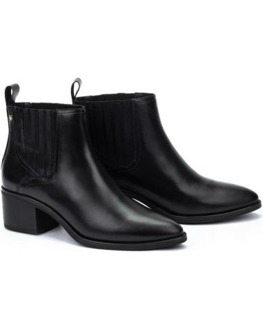 MARTINELLI ZINNIA 1603 BLACK HEELED ANKLE BOOTS NEGRO