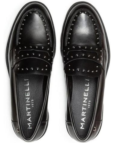 MOCASSINS PRETOS MARTINELLI MODELO HERMOSILLA 1568 NEGRO