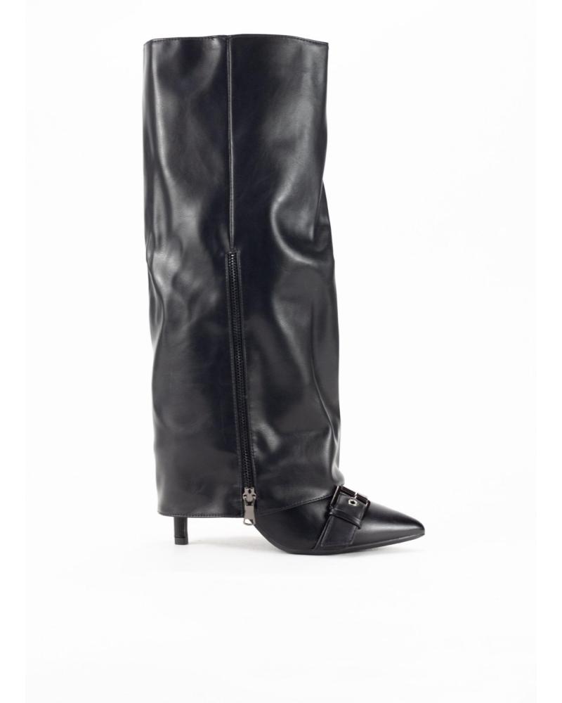 KESLEM 9386 BLACK HEELED BOOTS NEGRO