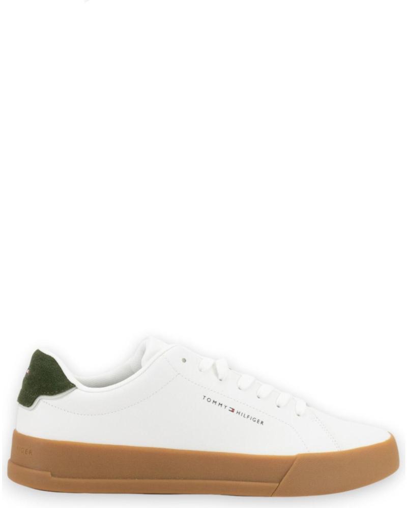 ZAPATILLAS TOMMY HILFIGER TH COURT LTH DETAIL ESS BEIGE BEIGE