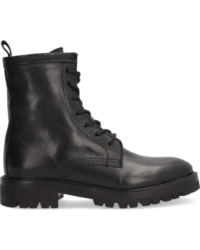 ALPE MILITARE 261006 BLACK LACE-UP BOOTS NEGRO