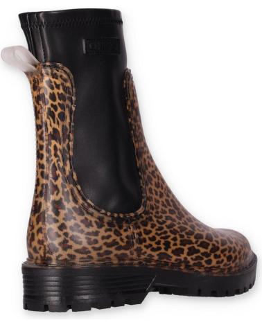 CHIKA10 BOTAS CHELSEA RAIN 11 ESTAMPADO LEOPARDO LEOPARDO-LEOPARD