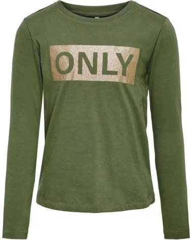 ONLY CAMISETA LARGA KIDS 15221800 VERDE VERDE