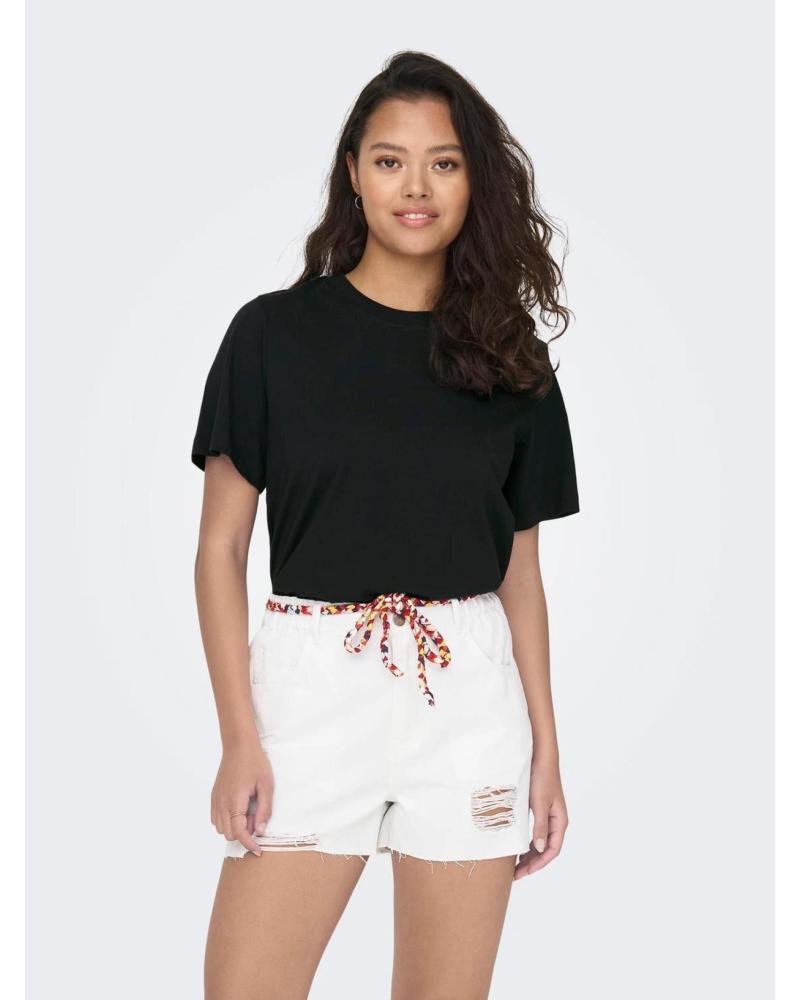 JDY CAMISETA DE MANGA CORTA BÁSICA NEGRA NEGRO