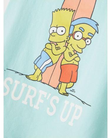 NAME IT CAMISETA NIÑOS THE SIMPSONS SURF´S UP VERDE