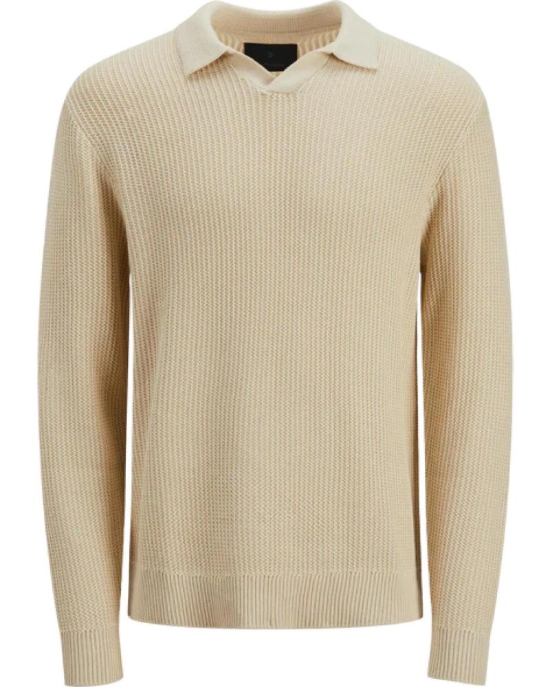 JACK AND JONES JERSEY CUELLO POLO HOMBRE JACK JONES 12277993 BEIGE