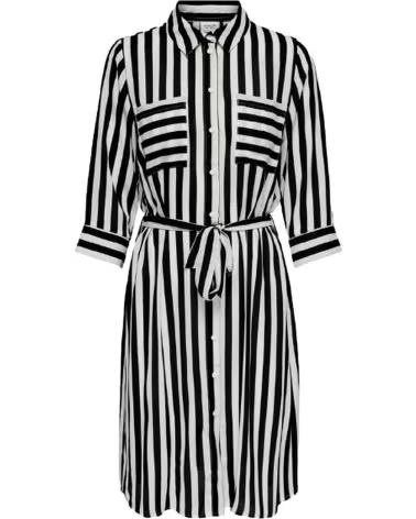 JACQUELINE DE YONG VESTIDO DE 15230153 RAYAS NEGRO REF 883900