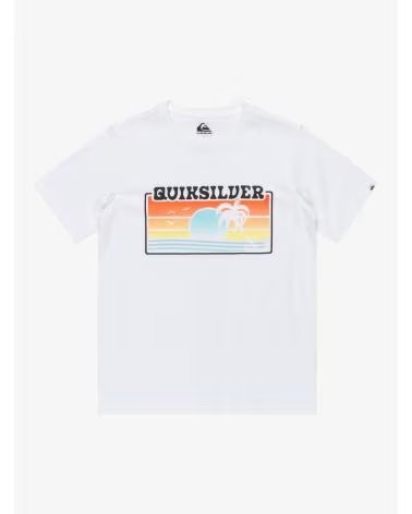 QUICKSILVER Camiseta De Manga Corta Quiksilver Eqbzt04845 en negro para ninos NEGRO