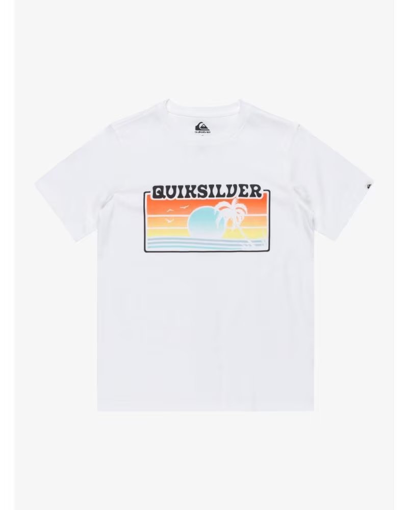 QUICKSILVER Camiseta De Manga Corta Quiksilver Eqbzt04845 en negro para ninos NEGRO