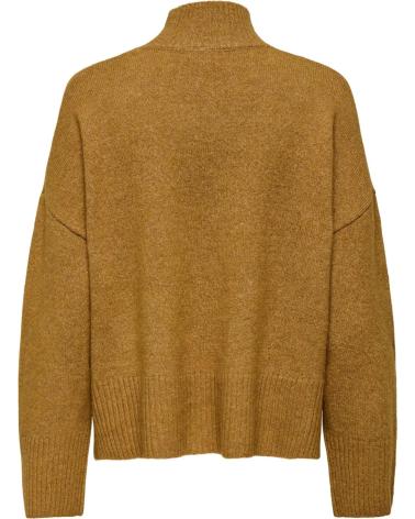 ONLY PULL COL ROULÉ 1535184 COULEUR KAKI CAQUI