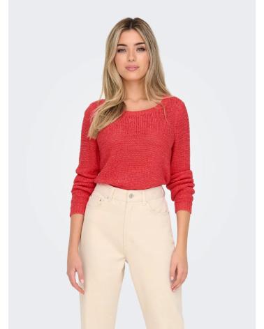 PULL EN TRICOT ONLY MODÈLE 15113356 ROUGE ROJO