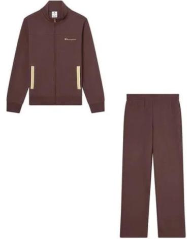 SURVÊTEMENT CHAMPION 118290-MS571 MARRON AVEC FERMETURE ÉCLAIR NAN