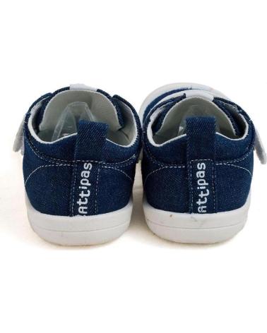 ATTIPAS DENIM SKIN SHOES ASK114 MARINEBLAU AZUL