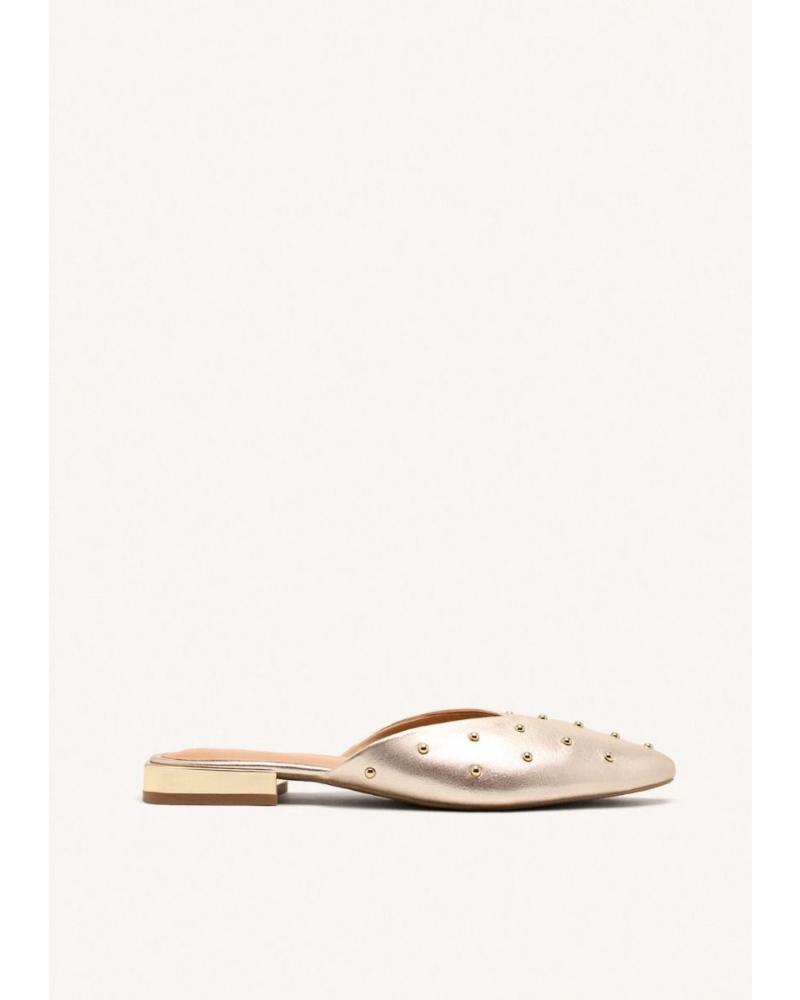 GIOSEPPO BABUCHAS MUJER TACHAS PIEL LANARK 75194 DORADO