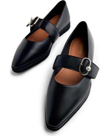 GIOSEPPO BAILARINAS ARVESON 77016 PRETAS COM FIVELA NEGRO