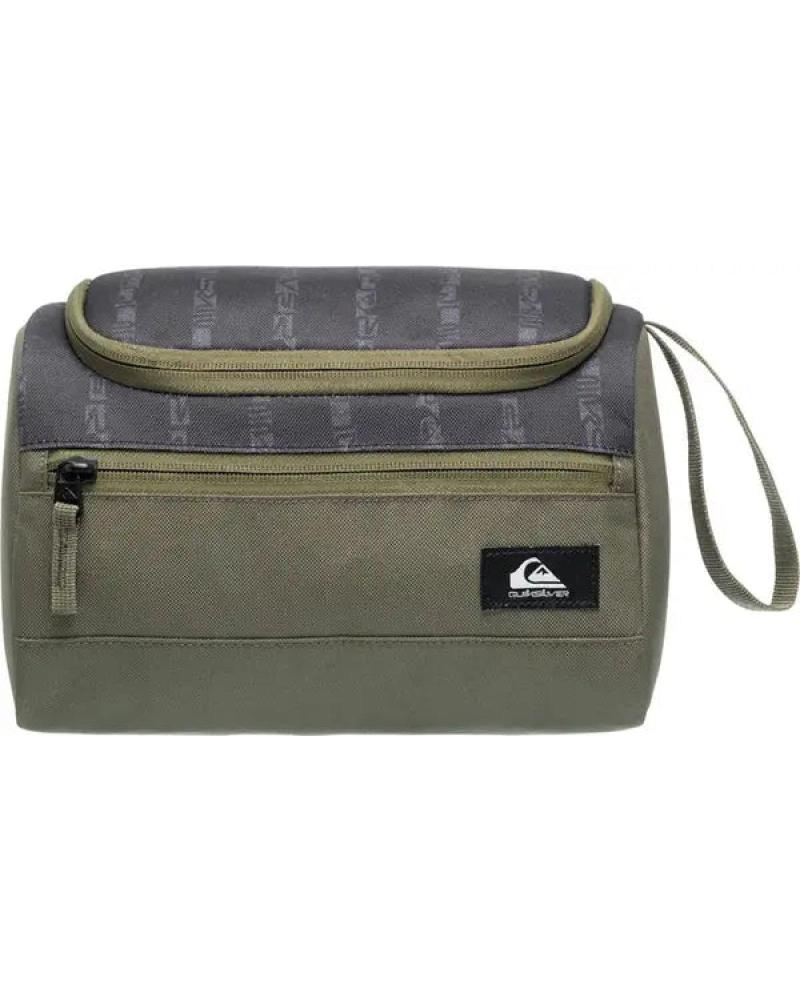 QUIKSILVER KULTURBEUTEL EQYBL03200 GRÜN MIT HAKEN VERDE