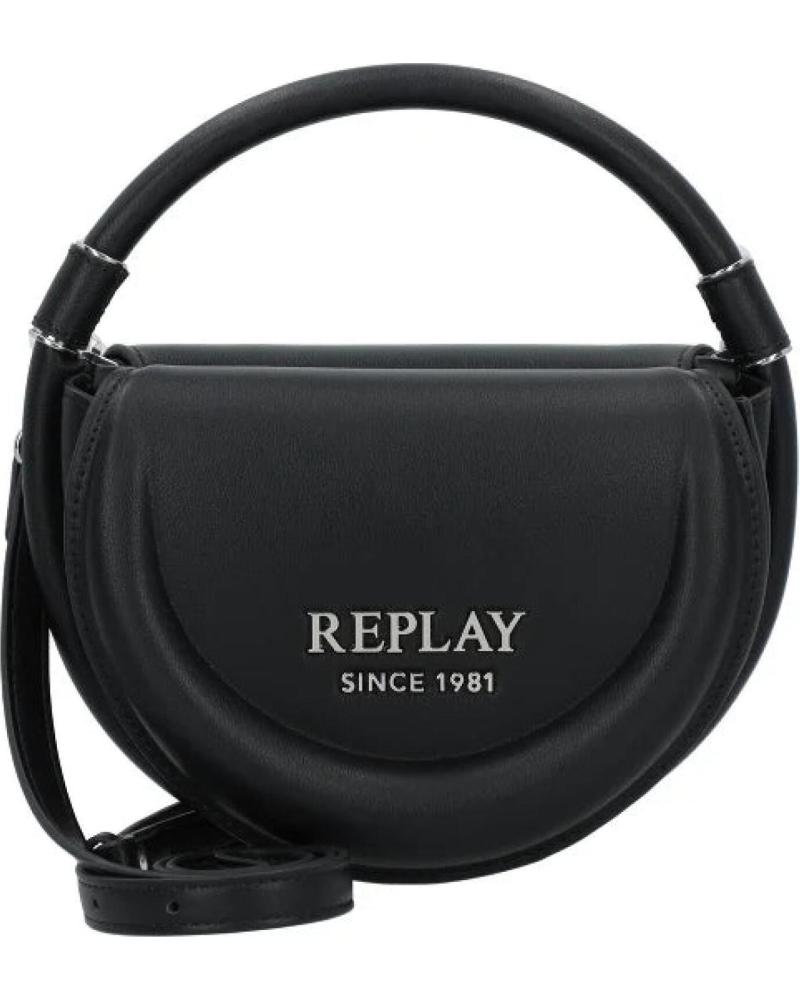 REPLAY TASCHE FW3003 MIT GRIFF UND SCHULTERRIEMEN SCHWARZ DEFAULT TITLE