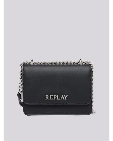 REPLAY UMHÄNGETASCHE FW3001 SCHWARZ MIT KETTE NEGRO