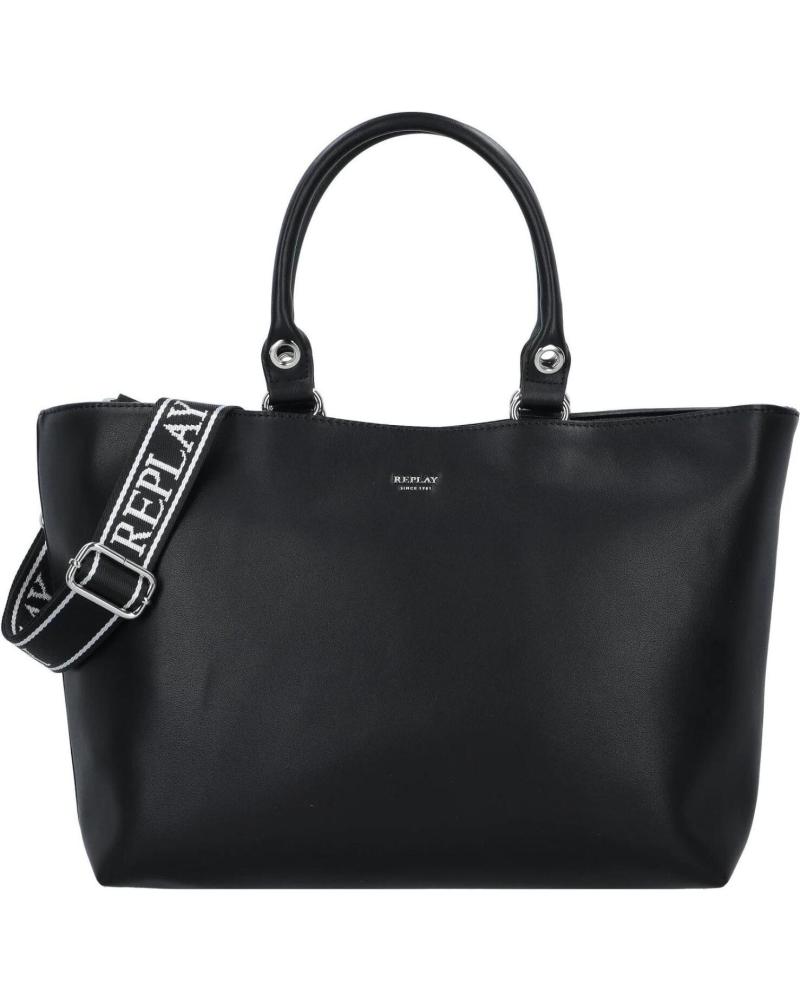 REPLAY SHOPPER TASCHE FW3740 SCHWARZ NEGRO