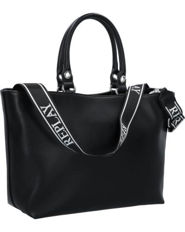 REPLAY SHOPPER TASCHE FW3740 SCHWARZ NEGRO