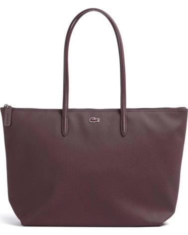 BORSA TOTE PICCOLA LACOSTE NF2037PK BORDEAUX DEFAULT TITLE