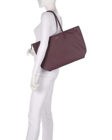 BORSA TOTE PICCOLA LACOSTE NF2037PK BORDEAUX DEFAULT TITLE