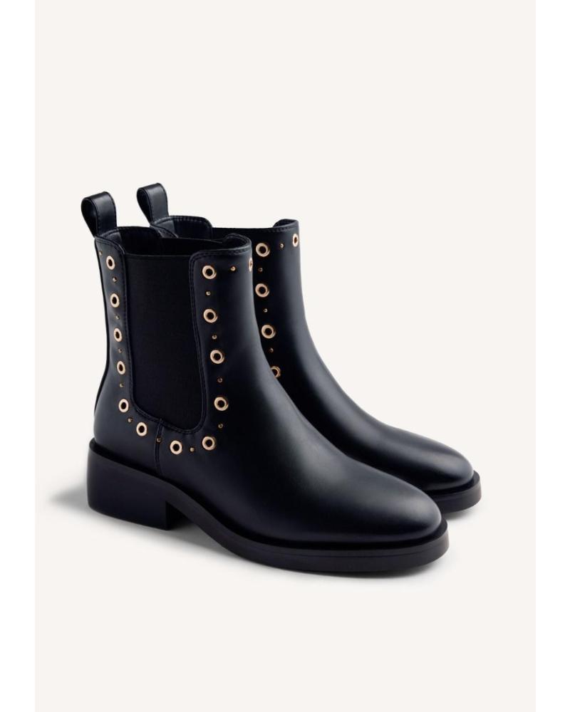 GIOSEPPO CHELSEA-STIEFELETTEN MIT NIETEN 76734 SCHWARZ NEGRO