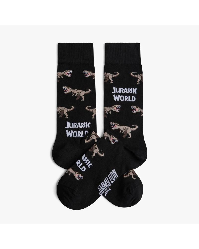 JIMMY LION JURASSIC T-REX SOCKEN SCHWARZ NEGRO