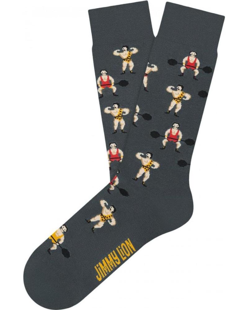 JIMMY LION STRONG MAN SOCKEN GRAU GRIS