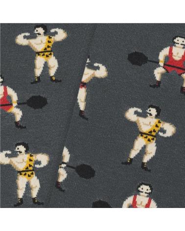 JIMMY LION STRONG MAN SOCKEN GRAU GRIS