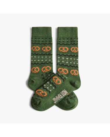 JIMMY LION WINTER PRETZEL SOCKEN GRÜN VERDE