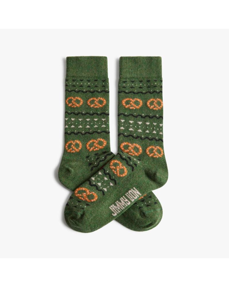 JIMMY LION WINTER PRETZEL SOCKEN GRÜN VERDE