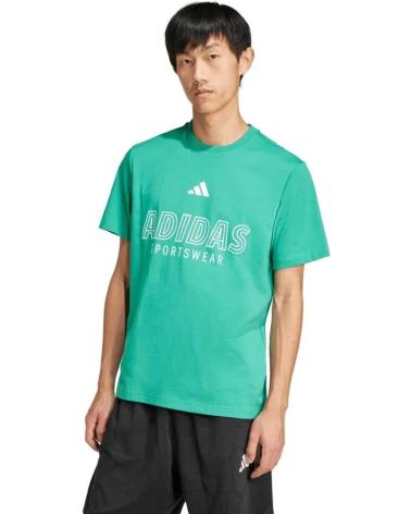 ADIDAS CAMISETA DE MANGA CORTA EN PARA HOMBRE VERDE