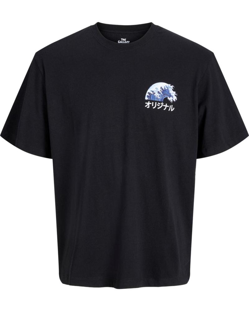 JACK AND JONES CAMISETA HOMBRE JACK JONES 12278393 NEGRO