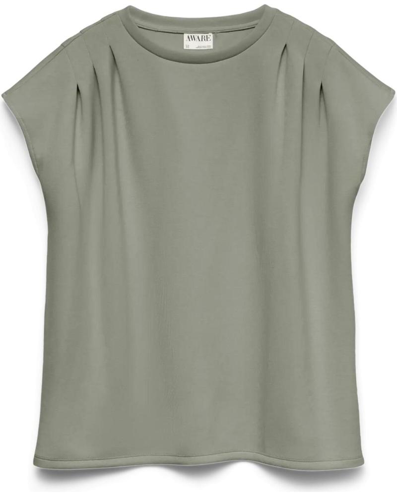 ONLY CAMISETA MANGA CORTA MUJER 10339407 VERDE