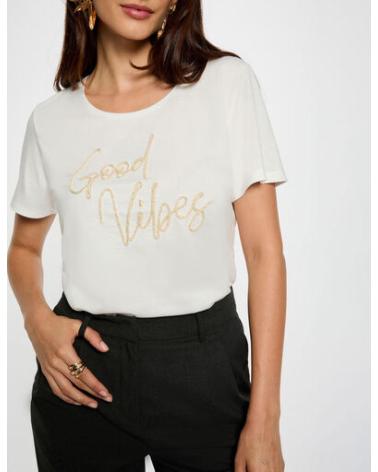 MORGAN CAMISETA RECTA 252-DGOOD BLANCO
