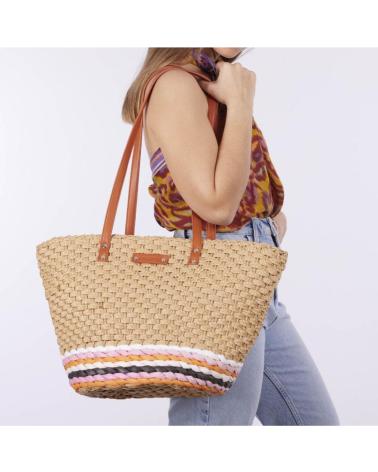 PANIER GIOSEPPO EN RAPHIA MULTICOLORE MODÈLE 68375 DEFAULT TITLE